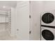 Convenient laundry area with modern washer/dryer and closet space at 641 Majestic Rim Dr, Henderson, NV 89012