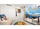 Themed bedroom with Harry Potter decor, cozy armchair, and whimsical design elements at 711 Florence Isle Ave, Henderson, NV 89015