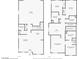 Detailed floor plan showcasing the layout of the house, including bedrooms, bathrooms, kitchen and garage at 711 Florence Isle Ave, Henderson, NV 89015
