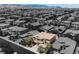 An aerial view of a house in a neighborhood surrounded by mountains at 8244 Cupertino Heights Way, Las Vegas, NV 89178