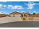 Attractive single-story home with a spacious driveway and low maintenance desert landscaping at 9180 Mohawk St, Las Vegas, NV 89139