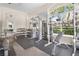 Community gym with weight lifting equipment and floor mats at 10211 Red Pueblo Pl # 203, Las Vegas, NV 89144