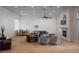 Open-concept living room with plenty of seating and natural light at 1610 Brock Ct, Las Vegas, NV 89117