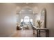 Bright, open-concept living room with arched doorway and modern decor at 1610 Brock Ct, Las Vegas, NV 89117