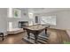 Well-lit game room with a pool table, fireplace, and modern finishes at 1721 Sweet Pea Ave, Las Vegas, NV 89183