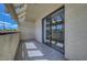 Balcony view with sliding glass door entrance providing great natural light and outdoor access at 2080 Karen Ave # 12, Las Vegas, NV 89169