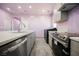 Modern kitchen featuring sleek countertops, stainless steel appliances, and contemporary cabinetry at 2807 Hermosa St, Las Vegas, NV 89169