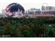 Stunning view of the Sphere, High Roller, and city skyline over lush green trees at 360 E Desert Inn Rd # 807, Las Vegas, NV 89109