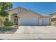 Charming single-story home with a well-maintained front yard, and a two car garage at 3629 Ferrell St, North Las Vegas, NV 89032