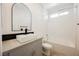 Bathroom featuring an undermount sink, and subway tile shower at 37 Late Harvest Ave, Pahrump, NV 89060