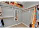 Walk-in closet with ample storage, and shelving for easy organization at 4617 Mancilla St, Las Vegas, NV 89130