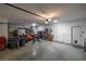 Large two car garage with storage and work area at 4937 Semifonte Dr, Pahrump, NV 89061