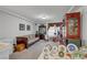 Bright and open living room with custom built-ins, and plenty of seating at 5080 Plymouth Bay Ct, Las Vegas, NV 89141