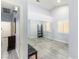 Bright bedroom with vaulted ceilings, large mirrored closets and wood floors for a modern feel at 5441 Rose Hills St, Las Vegas, NV 89149