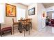 Cozy breakfast nook with a small table and chairs at 5854 Willow Trace Ave, Las Vegas, NV 89139