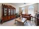 Cozy living room with large windows and decorative furniture at 5854 Willow Trace Ave, Las Vegas, NV 89139
