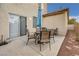 Outdoor patio area with a dining table and seating, perfect for enjoying outdoor meals and relaxing at 5854 Willow Trace Ave, Las Vegas, NV 89139