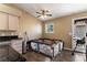 Bright kitchen area with light cabinets, stainless steel appliances, and modern flooring at 7553 Durham Hall Ave # 201, Las Vegas, NV 89130