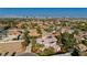 A wide aerial view capturing the property and nearby city view at 7625 Coley Ave, Las Vegas, NV 89117