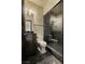 Modern bathroom with a glass-enclosed shower, sleek vanity, and contemporary fixtures at 7625 Coley Ave, Las Vegas, NV 89117
