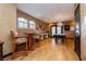 Game room with table, dart board, and access to the backyard at 7625 Coley Ave, Las Vegas, NV 89117