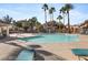 Sparkling community pool and lounge area perfect for relaxation at 7912 Foxwood Pl # 104, Las Vegas, NV 89145