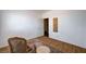 Guest bedroom features an adjacent closet, hard surface flooring, and a large window at 7920 Aviano Pines Ave, Las Vegas, NV 89129