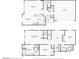 Detailed two story floor plan showcasing bedroom, bathroom, living room, garage and kitchen layouts at 914 Appaloosa Hills Ave, North Las Vegas, NV 89081