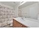 Clean bathroom featuring a shower/tub and vanity cabinet at 9141 Careful Canvas Ave, Las Vegas, NV 89149