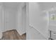 Bright hallway featuring fresh paint and modern flooring at 9141 Careful Canvas Ave, Las Vegas, NV 89149