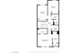 Detailed floor plan showcasing the layout of the second floor at 9605 Oliver Hills Ave, Las Vegas, NV 89143