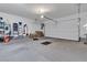 Spacious two car garage with plenty of room for parking and storage at 9605 Oliver Hills Ave, Las Vegas, NV 89143