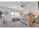 Main bedroom featuring lots of natural light, carpet, and neutral decor at 9605 Oliver Hills Ave, Las Vegas, NV 89143