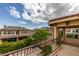 Enjoy the views from this private balcony overlooking the serene neighborhood and mountains at 9749 Glistening Brook Ct, Las Vegas, NV 89149