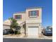 Lovely home features a one-car garage and easy to maintain xeriscaped front yard at 10078 Delicate Dew St, Las Vegas, NV 89183