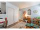 Comfortable bedroom featuring a work desk and a closet at 1057 Neil Armstrong Cir, Las Vegas, NV 89145