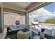 Enjoy outdoor living on the covered patio, featuring a built-in grill and inviting pool area at 12844 New Providence St, Las Vegas, NV 89141