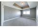 Spacious bedroom with gray walls and carpet at 150 Las Vegas Blvd # 2016, North Las Vegas, NV 89101