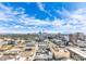 Sweeping city view featuring high-rise buildings, streets, and distant mountains under a bright sky at 150 Las Vegas Blvd # 2016, North Las Vegas, NV 89101