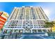View of a tall white building with a blue sky background on a sunny day at 150 Las Vegas Blvd # 2016, North Las Vegas, NV 89101