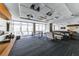 Comfortable lounge area with stylish seating, large windows, and city views at 150 Las Vegas Blvd # 2016, North Las Vegas, NV 89101