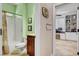 Bathroom with shower/tub combo at 2117 Mountain Rail Dr, North Las Vegas, NV 89084