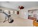 Spacious bonus room with neutral carpet and open doorway at 2117 Mountain Rail Dr, North Las Vegas, NV 89084