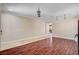 Spacious living room featuring both wood and tile flooring at 2117 Mountain Rail Dr, North Las Vegas, NV 89084