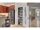 Walk-in pantry for ample storage and organization in the kitchen area at 2117 Mountain Rail Dr, North Las Vegas, NV 89084