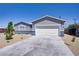Charming single-story home with a well-maintained front yard and a two-car garage at 2130 Revere St, North Las Vegas, NV 89030