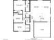 Detailed floorplan showcasing the layout of this inviting home, including a spacious living room and kitchen at 2130 Revere St, North Las Vegas, NV 89030