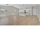 Spacious area with kitchen island and hardwood flooring at 2130 Revere St, North Las Vegas, NV 89030