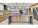 Spacious kitchen with unique marble island, modern appliances and abundant cabinet space at 2204 Plaza De La Candela, Las Vegas, NV 89102