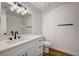 Modern bathroom features sleek fixtures, quartz countertop, and a contemporary vanity at 2725 S Nellis Blvd # 2036, Las Vegas, NV 89121